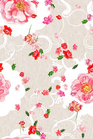 年轻女性印花华亿平台图片