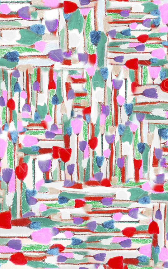 笔触印花华亿平台图片