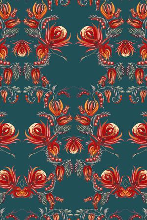 民族风印花华亿平台图片