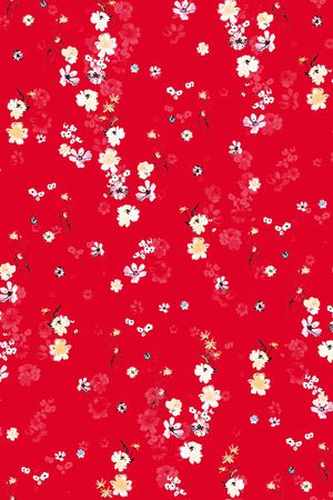 小碎花印花华亿平台图片