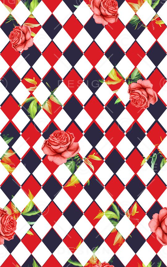 年轻女性印花华亿平台图片