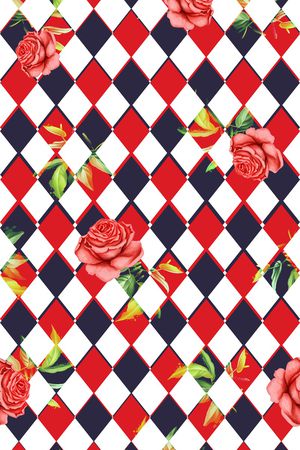 年轻女性印花华亿平台图片