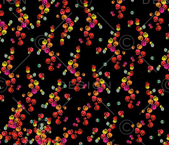 小碎花印花华亿平台图片