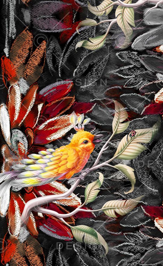 鸟印花华亿平台图片