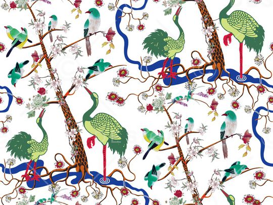 民族风印花华亿平台图片