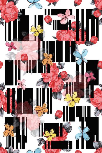 小碎花印花华亿平台图片