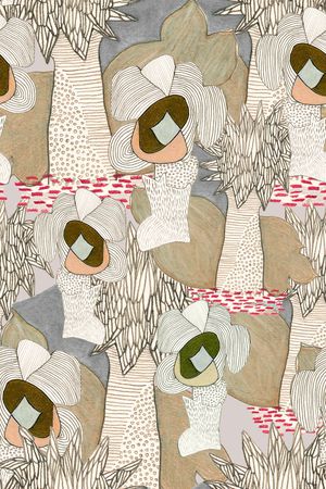 线条印花华亿平台图片