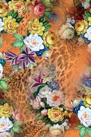 豹纹印花华亿平台图片