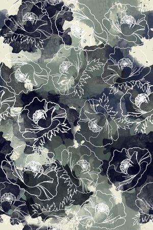 泼墨印花华亿平台图片