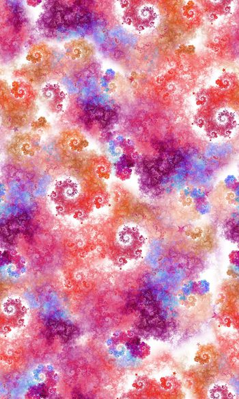 彩底花卉印花华亿平台图片