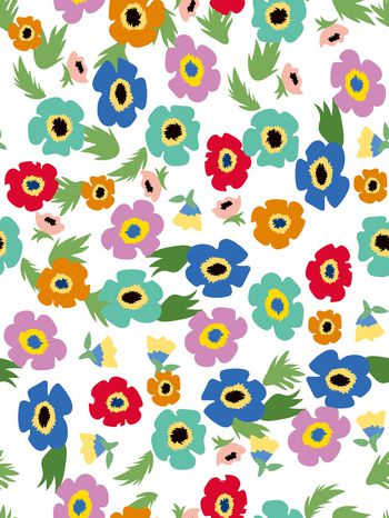 962643-花卉花朵 矢量小碎花