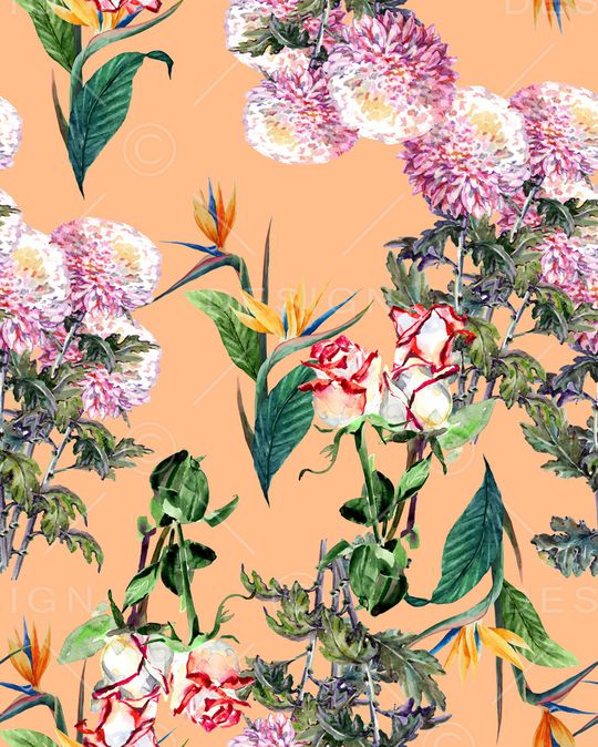 植物印花华亿平台图片