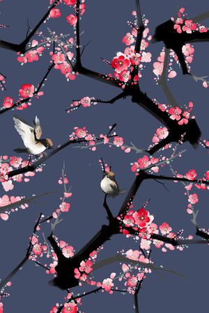 鸟印花华亿平台图片