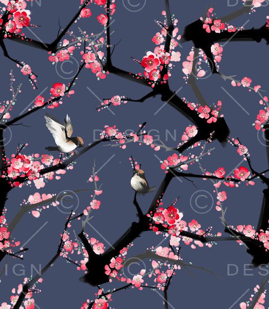 鸟印花华亿平台图片