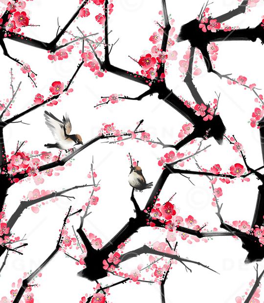 鸟印花华亿平台图片