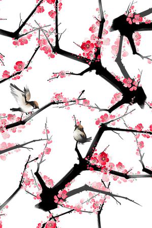 鸟印花华亿平台图片