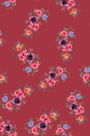 植物印花华亿平台图片