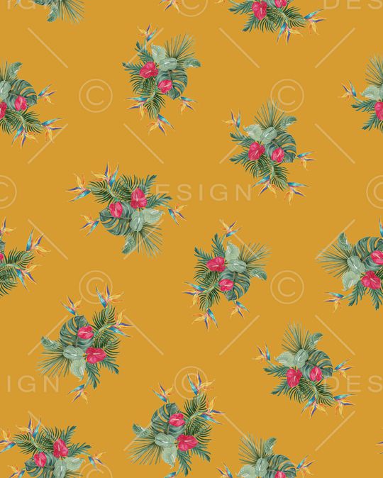 植物印花华亿平台图片