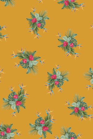 植物印花华亿平台图片