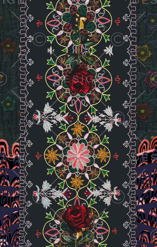 民族风印花华亿平台图片