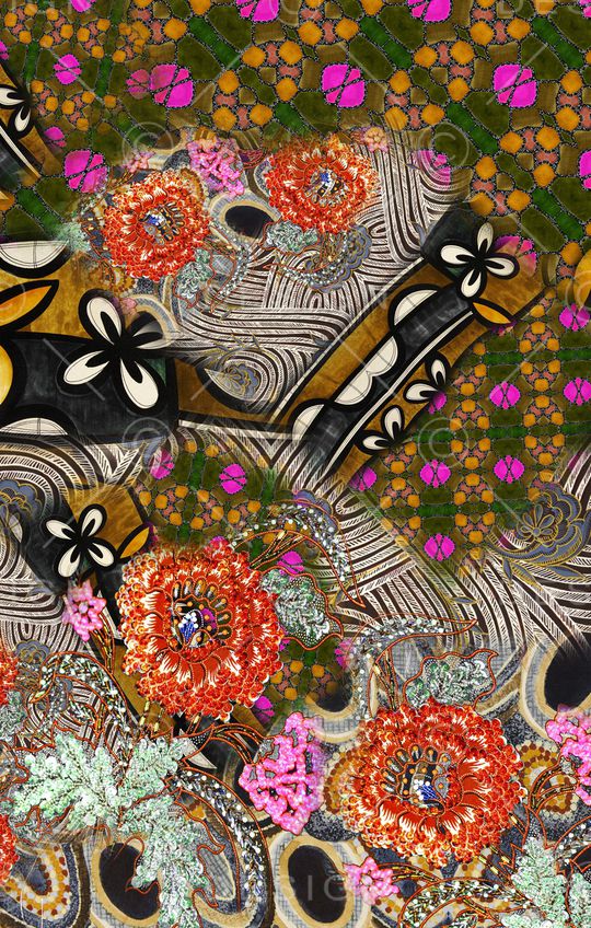 民族风印花华亿平台图片