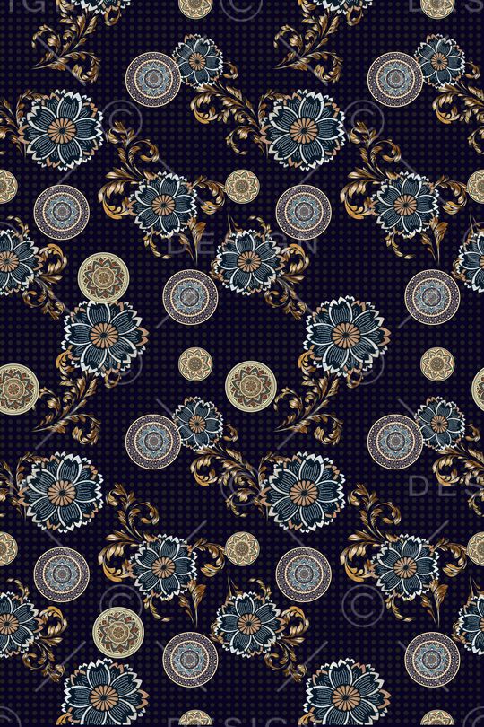 民族风印花华亿平台图片