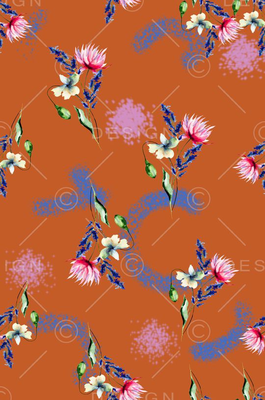 植物印花华亿平台图片