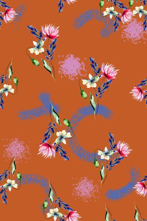 植物印花华亿平台图片