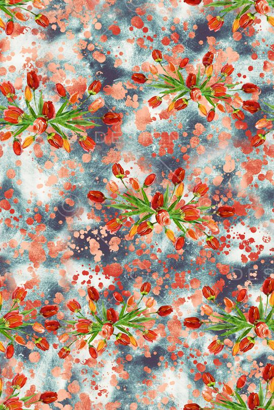 植物印花华亿平台图片