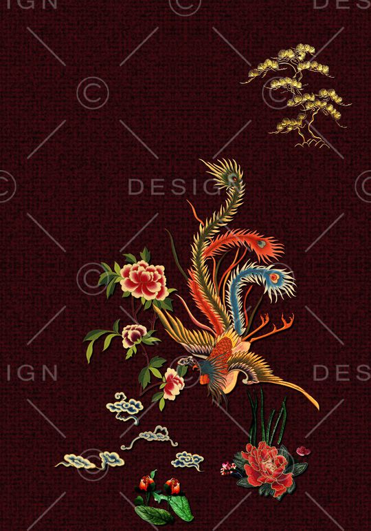 羽毛印花华亿平台图片