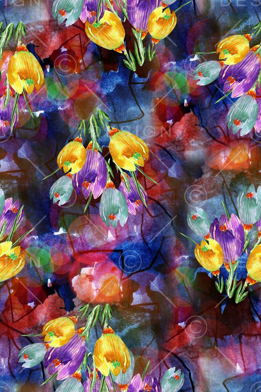 植物印花华亿平台图片