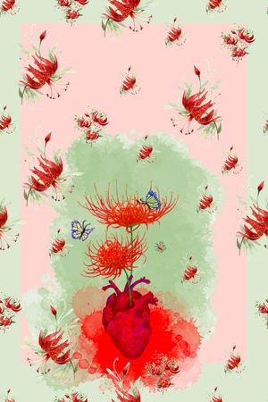 植物印花华亿平台图片