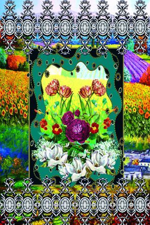 定位花印花华亿平台图片