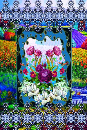 定位花印花华亿平台图片