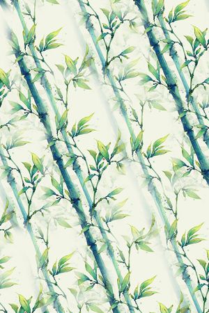 竹子印花华亿平台图片