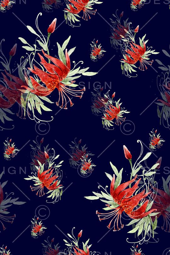 植物印花华亿平台图片