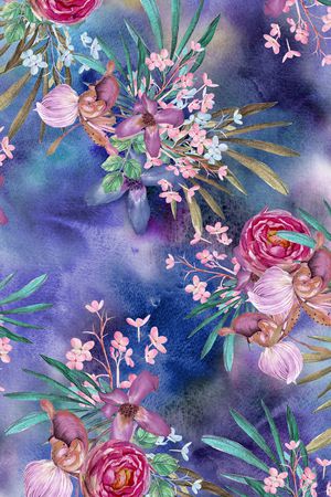 小碎花印花华亿平台图片