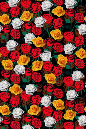 彩底花卉印花华亿平台图片