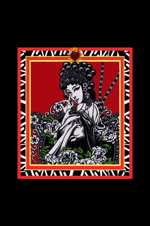 大牌男装印花华亿平台图片