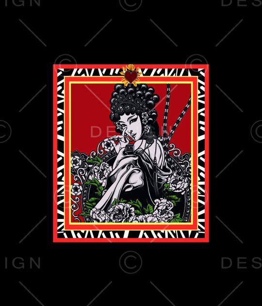 大牌男装印花华亿平台图片