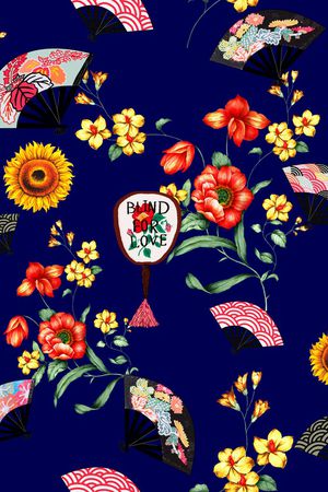 向日葵印花华亿平台图片