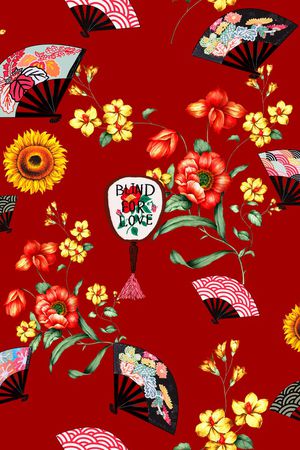 向日葵印花华亿平台图片