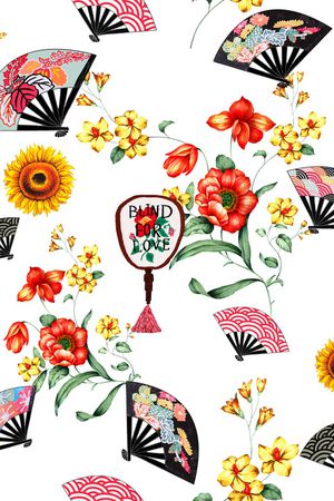 向日葵印花华亿平台图片