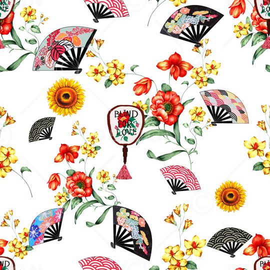 向日葵印花华亿平台图片