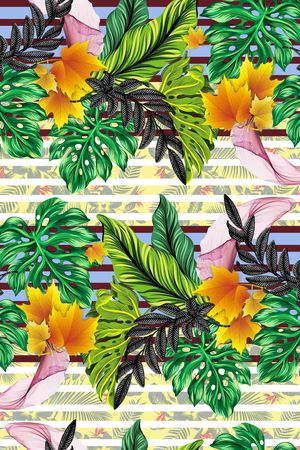 条纹印花华亿平台图片