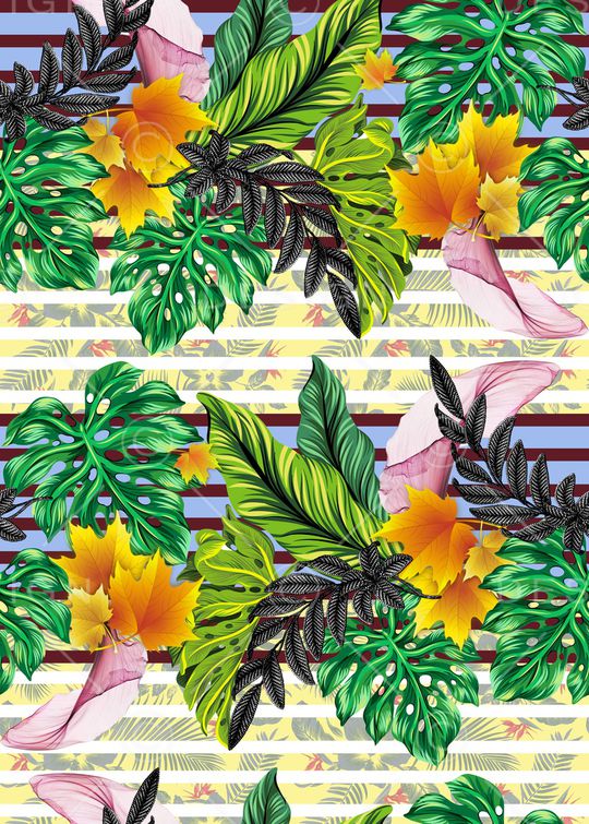 条纹印花华亿平台图片