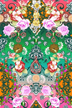 民族风印花华亿平台图片