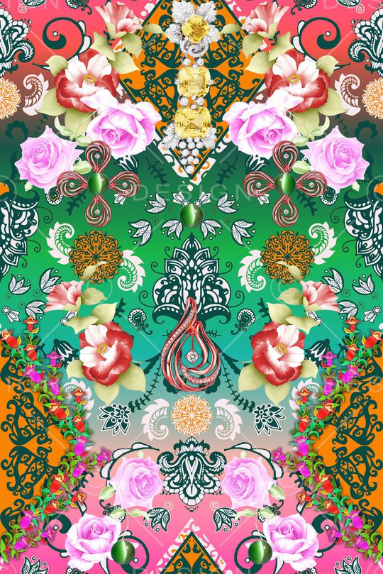 民族风印花华亿平台图片