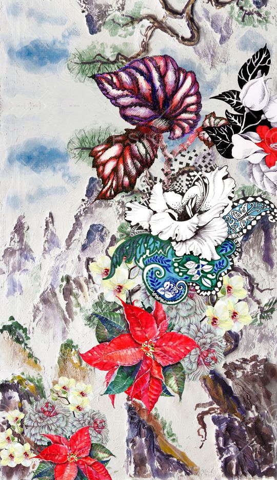 民族风印花华亿平台图片