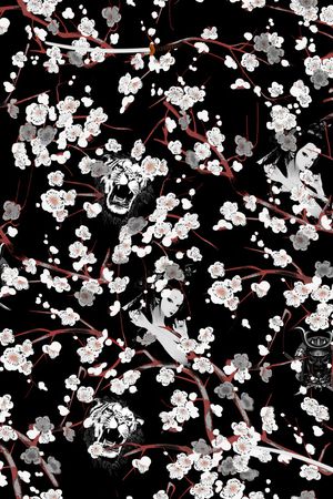 小碎花印花华亿平台图片